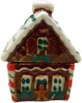 (image for) Ceramic Gingerbread House Cookie Jar