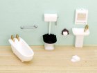 (image for) 1/4in Scale Bathroom Set 8pc