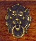 (image for) Antique Lions Head Door Knocker