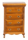 (image for) 4 Drawer Dresser - Walnut