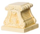 (image for) Ornate Ivory Pedestal 1 piece