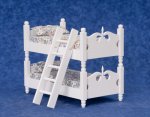 (image for) White Bunk Bed w/ Ladder