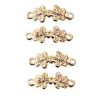 (image for) Double Flower Drawer Pulls 4pc