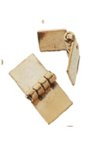 (image for) Square Brass Hinges 4pc