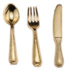 (image for) 12pc Gold Flatware