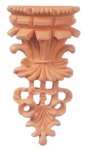 (image for) Garden Ornate Wall Planter 3pc Terra Cotta