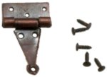 (image for) T Hinges w/ Nails Oil Rubbed Bronze 4pc