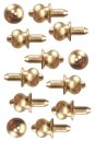 (image for) Brass Drawer Door Knobs 12pc 45mm