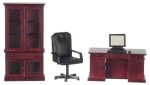 (image for) Mahogany Desk Set 4pc