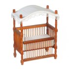 (image for) Canopy Crib - Walnut