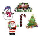 (image for) Christmas Window Decorations 5pc