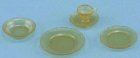 (image for) Depression Amber Dish Set 5pc