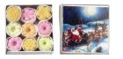 (image for) Square Christmas Tin of Fancy Cookies Scene 2