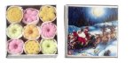 (image for) Square Christmas Tin of Fancy Cookies Scene 2