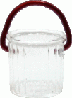 (image for) Glass Ice Bucket with Handle