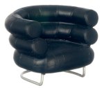 (image for) Black Barrel Chair Bibendum Circa 1929