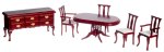 (image for) Mahogany Dining Room Set - 6pc