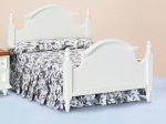 (image for) White Double Bed