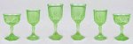 (image for) Cut Stemware-Green 6pc