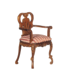 (image for) Fancy Armchair - Striped - Walnut