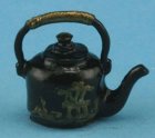 (image for) Ornate Tea Pot - Black