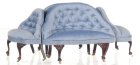 (image for) Louis XV Mahogany Conversation Style Couch Set