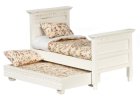 (image for) White Trundle Bed