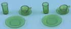 (image for) Dish Set - Green - 8pc