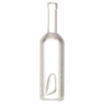 (image for) Clear Liquor Bottles Plastic 12pc