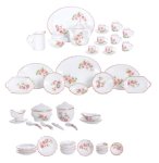 (image for) Blushing Blossoms Table & Tea Set 50pc