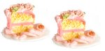 (image for) Slices of Cake on Plates 2pc