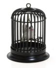 (image for) Round Birdcage Black w/ Bird