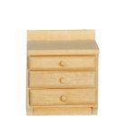 (image for) 3 Drawer Nightstand - Unfinished