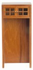 (image for) Modern Refrigerator Cabinet - Walnut