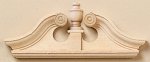 (image for) Deerfield Single Door Pediment 2pc