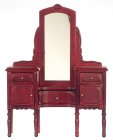 (image for) Mahogany Vanity w/ Mirror