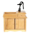 (image for) Old Fashioned Oak Wet Sink