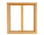 (image for) Double Casement Single Pane Window