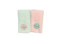 (image for) Embroidered Bathroom Towel Set 2pc