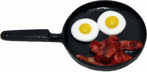 (image for) Eggs and Bacon in Pan