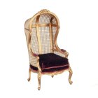 (image for) Cane Backed Porter Chair - Gold