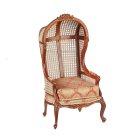 (image for) Cane Backed Porter Chair - Gold