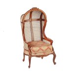 (image for) Cane Backed Porter Chair - Gold