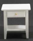 (image for) 1 Drawer Nightstand - White