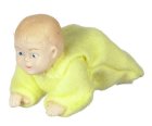 (image for) Crawling Baby in Yellow Outfit