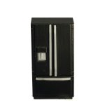 (image for) Modern Refrigerator Freezer on Bottom - Black