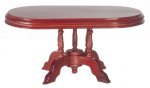 (image for) Mahogany Oval Dining Room Table