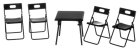 (image for) Folding Card Table & 4 Chairs