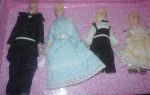 (image for) Victorian Porcelain Doll Familiy - Blonde - 4pc