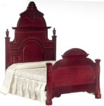 (image for) Victorian Double Bed - Mahogany